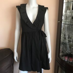 Aqua A-Line Wrap Dress